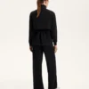 Lange Soft Touch Jacke mit Modal und Taschen