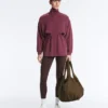 Lange Soft Touch Jacke mit Modal und Taschen Lange Soft Touch Jacke mit Modal und Taschen