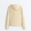 Lange Strickjacke mit Kapuze Lange Strickjacke mit Kapuze