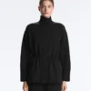 Lange Utility-Jacke aus Soft Touch-Modal Lange Utility-Jacke aus Soft Touch-Modal
