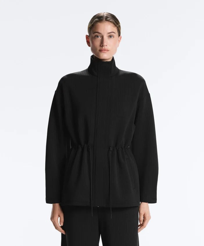 Lange Utility-Jacke aus Soft Touch-Modal Lange Utility-Jacke aus Soft Touch-Modal