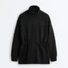 Lange Utility-Jacke aus Soft Touch-Modal Lange Utility-Jacke aus Soft Touch-Modal