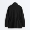 Lange Utility-Jacke aus Soft Touch-Modal Lange Utility-Jacke aus Soft Touch-Modal