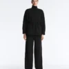 Lange Utility-Jacke aus Soft Touch-Modal Lange Utility-Jacke aus Soft Touch-Modal