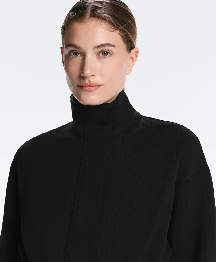 Lange Utility-Jacke aus Soft Touch-Modal Lange Utility-Jacke aus Soft Touch-Modal