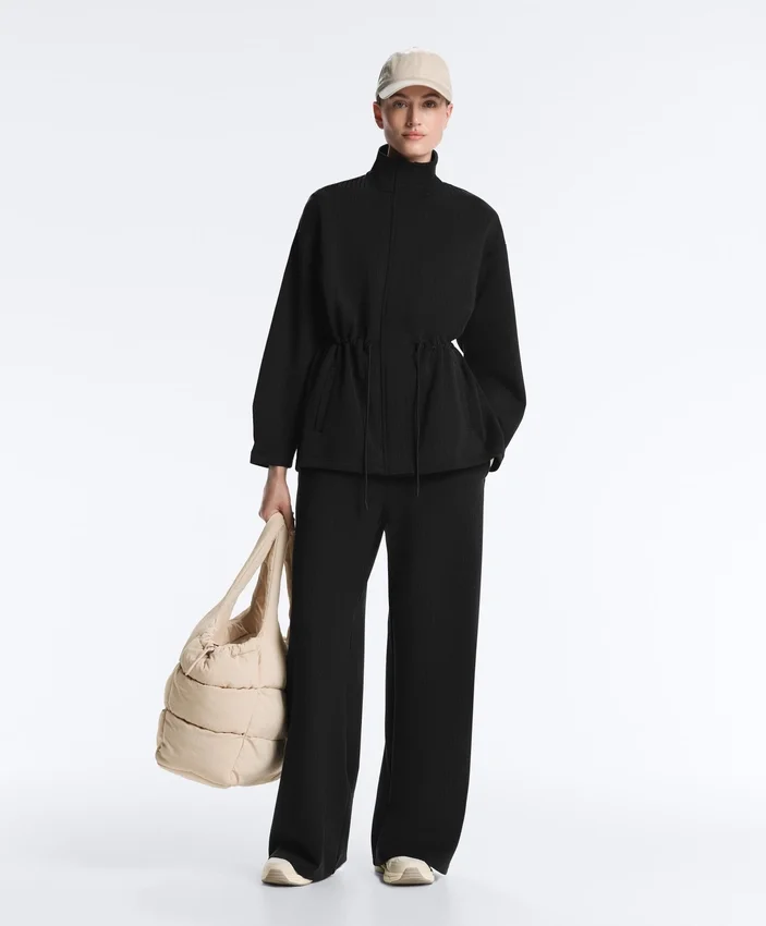 Lange Utility-Jacke aus Soft Touch-Modal Lange Utility-Jacke aus Soft Touch-Modal
