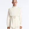 Lange Utility-Jacke mit Twill-Gürtel Lange Utility-Jacke mit Twill-Gürtel