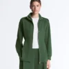 Lange Utility-Jacke mit Twill-Gürtel Lange Utility-Jacke mit Twill-Gürtel