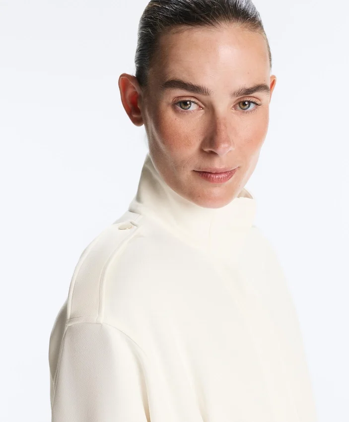 Lange Utility-Jacke mit Twill-Gürtel Lange Utility-Jacke mit Twill-Gürtel