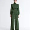 Lange Utility-Jacke mit Twill-Gürtel Lange Utility-Jacke mit Twill-Gürtel