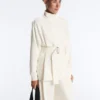 Lange Utility-Jacke mit Twill-Gürtel Lange Utility-Jacke mit Twill-Gürtel