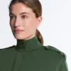 Lange Utility-Jacke mit Twill-Gürtel Lange Utility-Jacke mit Twill-Gürtel