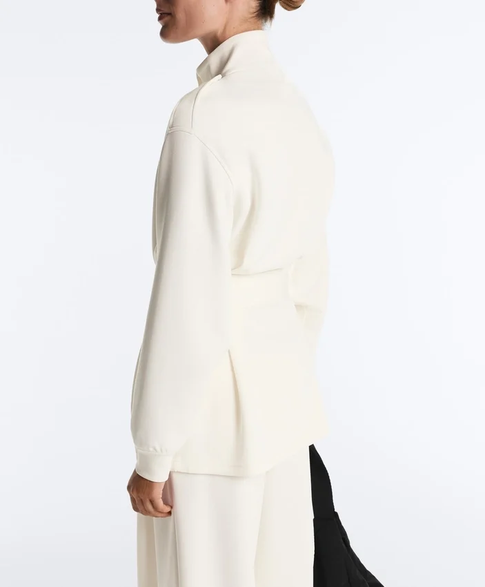 Lange Utility-Jacke mit Twill-Gürtel Lange Utility-Jacke mit Twill-Gürtel