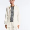 Lange Utility-Jacke mit Twill-Gürtel Lange Utility-Jacke mit Twill-Gürtel