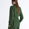 Lange Utility-Jacke mit Twill-Gürtel Lange Utility-Jacke mit Twill-Gürtel