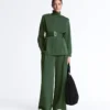 Lange Utility-Jacke mit Twill-Gürtel Lange Utility-Jacke mit Twill-Gürtel