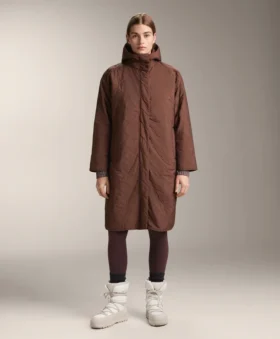 Lange, wasserabweisende, mit Fellex® Aerogel gefütterte Jacke