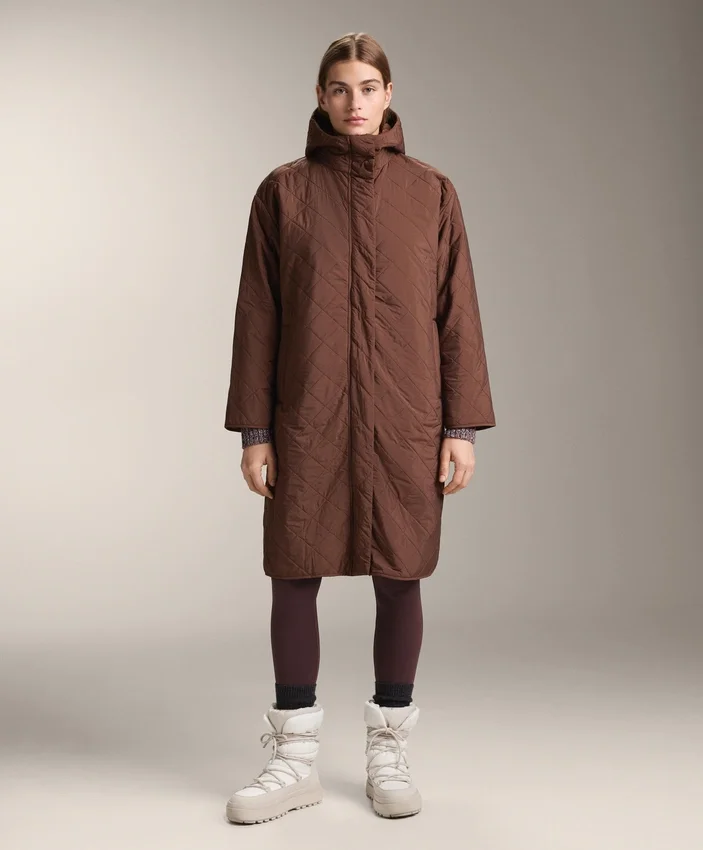 Lange, wasserabweisende, mit Fellex® Aerogel gefütterte Jacke Lange, wasserabweisende, mit Fellex® Aerogel gefütterte Jacke