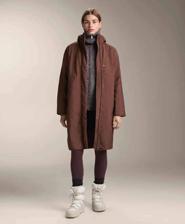 Lange, wasserabweisende, mit Fellex® Aerogel gefütterte Jacke Lange, wasserabweisende, mit Fellex® Aerogel gefütterte Jacke