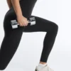 Langer Compressive Jumpsuit mit Neckholder