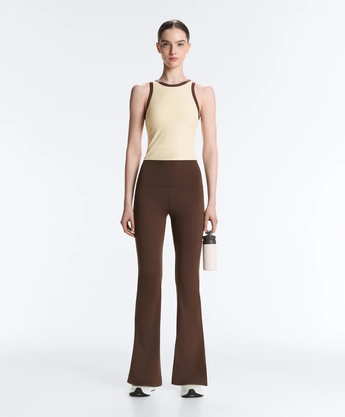 Langes Top aus Modal-Rippstoff Langes Top aus Modal-Rippstoff
