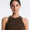 Langes Top aus Modal-Rippstoff Langes Top aus Modal-Rippstoff