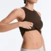 Langes Top aus Modal-Rippstoff Langes Top aus Modal-Rippstoff