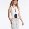Langes Top aus Modal-Rippstoff Langes Top aus Modal-Rippstoff