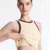 Langes Top aus Modal-Rippstoff Langes Top aus Modal-Rippstoff