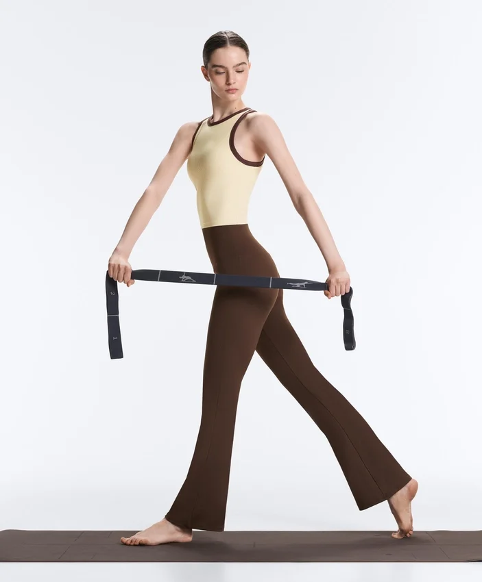 Langes Top aus Modal-Rippstoff Langes Top aus Modal-Rippstoff