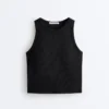 Langes Top aus Modal-Rippstoff Langes Top aus Modal-Rippstoff