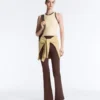 Langes Top aus Modal-Rippstoff Langes Top aus Modal-Rippstoff