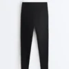 Leggings mit hoher Taille, knöchellang, mit Light Touch-Tragegefühl und V-Ausschnitt, 65 cm Leggings mit hoher Taille, knöchellang, mit Light Touch-Tragegefühl und V-Ausschnitt, 65 cm