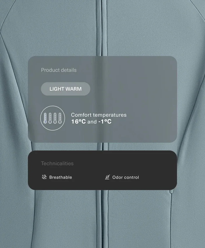 Leichte, warme Funktionsjacke Leichte, warme Funktionsjacke