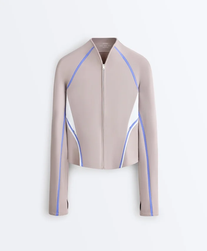 Leichte, warme Funktionsjacke mit Kontrast Leichte, warme Funktionsjacke mit Kontrast