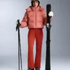 Leichte, wasserabweisende kurze Skijacke aus 80 % Daunen und 20 % Minardi Piume Leichte, wasserabweisende kurze Skijacke aus 80 % Daunen und 20 % Minardi Piume