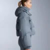 Leichte, wasserabweisende kurze Skijacke aus 80 % Daunen und 20 % Minardi Piume Leichte, wasserabweisende kurze Skijacke aus 80 % Daunen und 20 % Minardi Piume