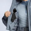 Leichte, wasserabweisende kurze Skijacke aus 80 % Daunen und 20 % Minardi Piume Leichte, wasserabweisende kurze Skijacke aus 80 % Daunen und 20 % Minardi Piume