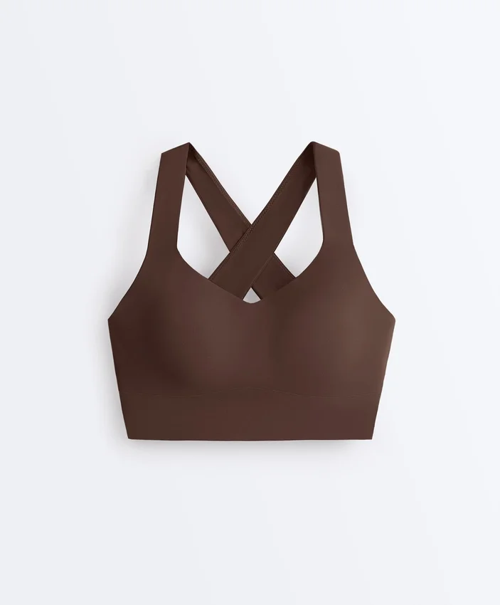 Light Touch Medium-Support Crossover Back Bra Light Touch Medium-Support Crossover Back Bra