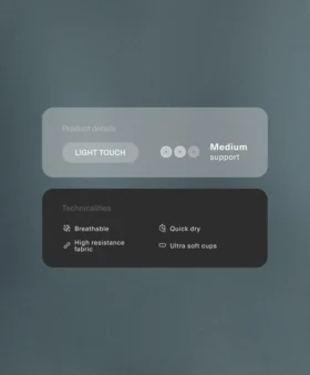 Light Touch Top mit gekreuztem Rücken