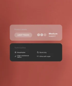 Light Touch Top mit gekreuztem Rücken