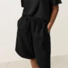 Midi-Bermudashorts aus 100 % Leinen Midi-Bermudashorts aus 100 % Leinen