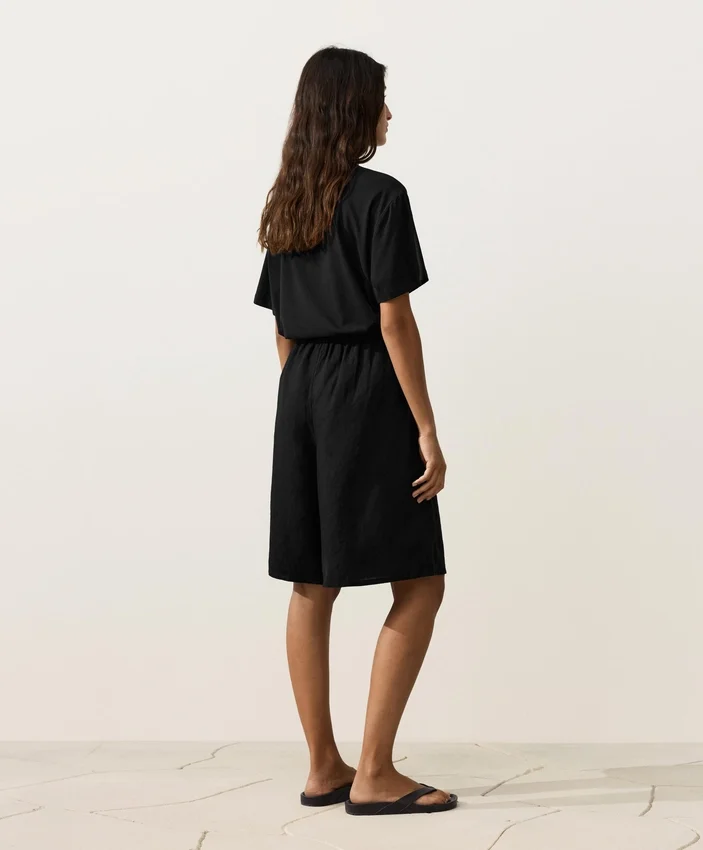 Midi-Bermudashorts aus 100 % Leinen Midi-Bermudashorts aus 100 % Leinen