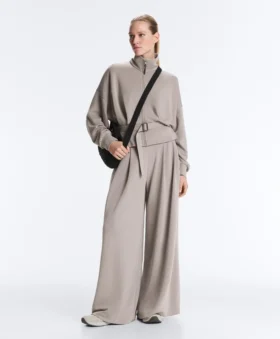 Jacke mit Soft Touch-Korsettgürtel und Modal