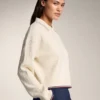 Mini-Pullover mit Zopfmuster und Rollkragen Mini-Pullover mit Zopfmuster und Rollkragen