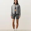 Nadelstreifen-Jacke aus 100 % Leinen mit Stehkragen Nadelstreifen-Jacke aus 100 % Leinen mit Stehkragen