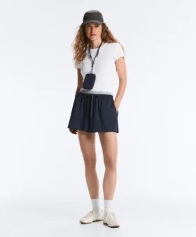 Nadelstreifen-Shorts aus Baumwollpiqué Nadelstreifen-Shorts aus Baumwollpiqué