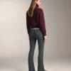 Nahtlose, extra warme Flare-Hose mit superhohem Bund Nahtlose, extra warme Flare-Hose mit superhohem Bund
