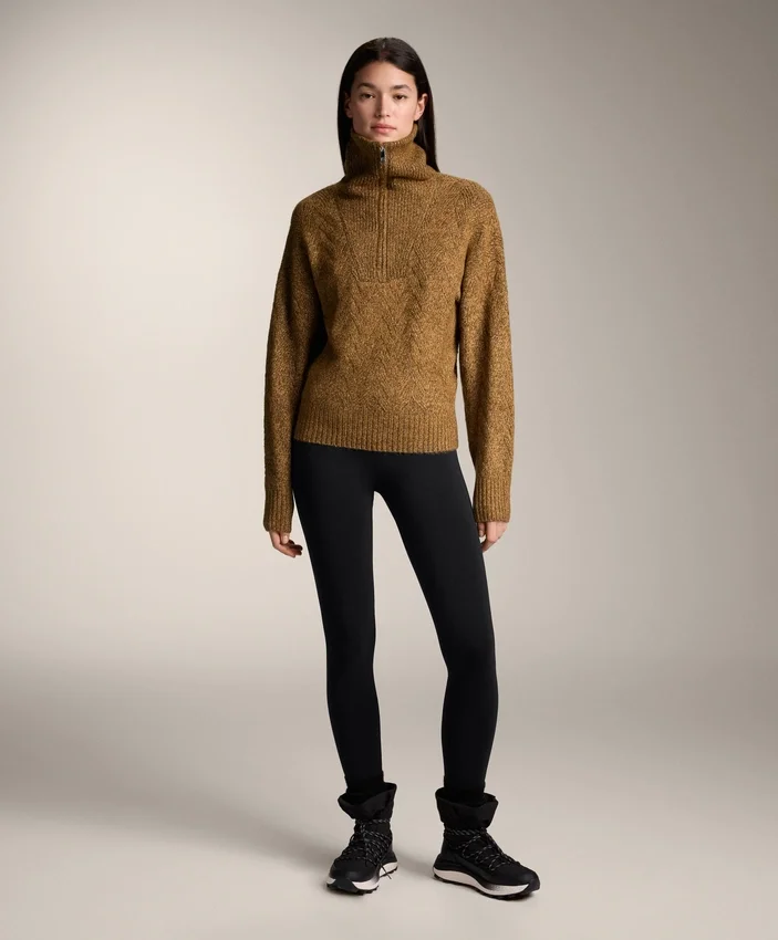 Nahtlose, extrawarme Leggings mit superhoher Taille, 70 cm, knöchellang Nahtlose, extrawarme Leggings mit superhoher Taille, 70 cm, knöchellang