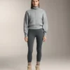 Nahtlose, extrawarme Leggings mit superhoher Taille und Rippbündchen, knöchellang, 70 cm Nahtlose, extrawarme Leggings mit superhoher Taille und Rippbündchen, knöchellang, 70 cm
